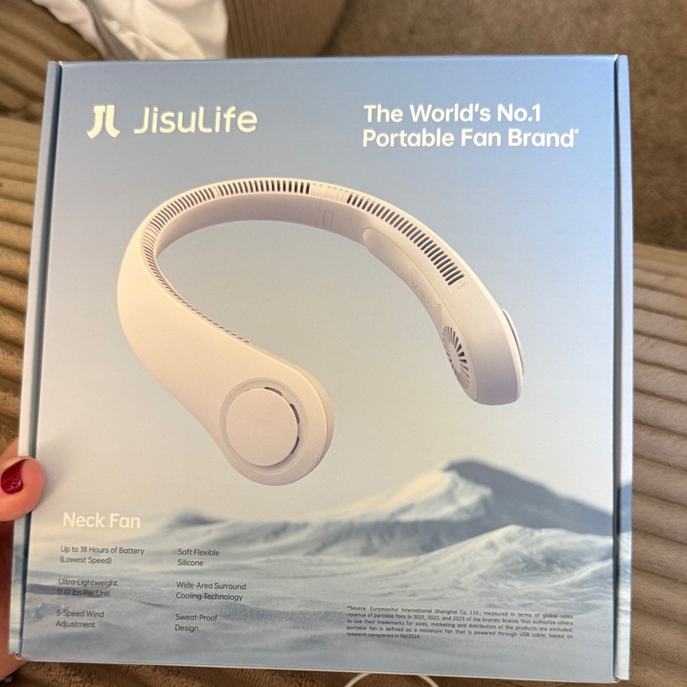 White Neck Fan Jisulife